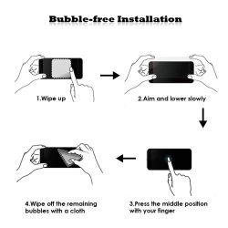 Protector de pantalla compatible con HUAWEI MATE 40 PRO * Dureza 9H cristal templado borde negro * Resistente y preciso