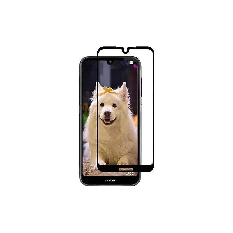 Protector de pantalla compatible con NOKIA 4.2 * Cristal templado borde negro * Protección duradera y alta definición