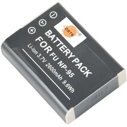 Batería compatible NP-95 / DB-90 para Fujifilm FinePix F30 / Ricoh GXR, GXR-A12 / Pentax Optio * Capacidad 2600mAh