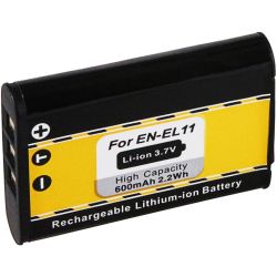 Batería compatible EN-EL11 / DB-80 / Li-60B / D-Li78 / DB-L70 para Nikon S550 / Olympus FE-370 / Ricoh R50... * 680mAh