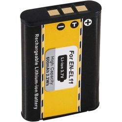 Batería compatible EN-EL11 / DB-80 / Li-60B / D-Li78 / DB-L70 para Nikon S550 / Olympus FE-370 / Ricoh R50... * 680mAh