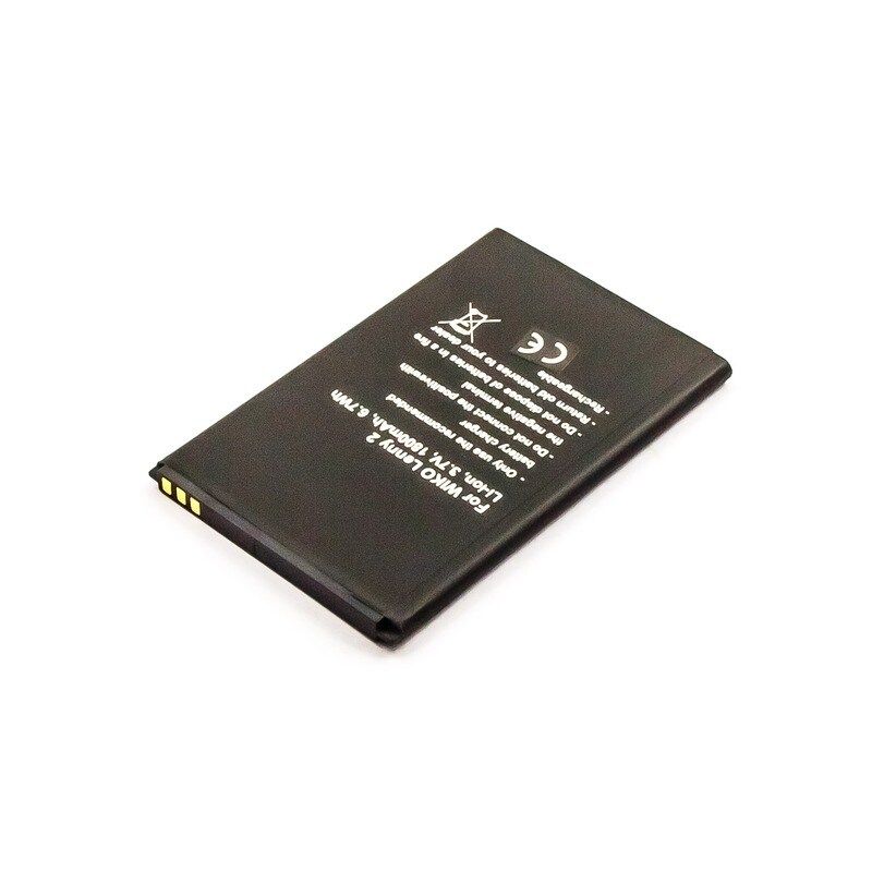 Batería compatible con Wiko Lenny 1 / 2 / 3 / Jerry ⋆ Capacidad 1800 mAh * Batería de repuesto ligera y eficaz