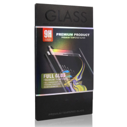 Protector de pantalla compatible con GOOGLE PIXEL 7 PRO Cristal templado Borde negro full glue compatible huella