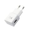 Cargador compatible universal adaptador de red pared USB Carga rápida 2A - Blanco