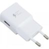Cargador compatible universal adaptador red pared USB carga rápida 2A color blanco para móviles y tablets