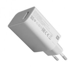 XIAOMI original Cargador adaptador de red pared USB MDY-12-EU / MDY-12-EH Carga super rapida turbo 3A 67W Blanco