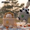 PICOCICI Mochila infantil Goma EVA con peluche conejo rosa para niños y niñas preescolar guardería colegio