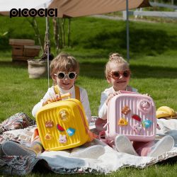 PICOCICI Mochila infantil Goma EVA Dibujos rosa K33 Niños niñas preescolar guardería colegio