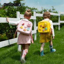 PICOCICI Mochila infantil Goma EVA Dibujos rosa K33 Niños niñas preescolar guardería colegio