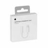 CAJA ABIERTA Apple Original Cable adaptador lightning macho a jack 3.5mm hembra para iPhone iPad 8cm modelo MMX62ZM/A A1749