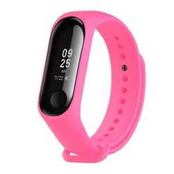 Correa compatible XIAOMI MI BAND 5 / MI BAND 6 / MI BAND 7 silicona Ajustable - Negro azul gris rojo rosa chicle verde