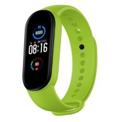 Correa compatible XIAOMI MI BAND 5 / MI BAND 6 / MI BAND 7 silicona Ajustable - Negro azul gris rojo rosa chicle verde