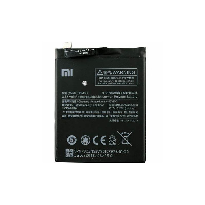 Batería original Xiaomi Mi Mix 2 / Mi Mix 2S ⋆ BM3B ⋆ Capacidad 3300 mAh