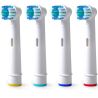 Pack 4 cabezales recambio compatibles con Braun Oral-B SB-17A ⋆ limpieza profunda y eficaz ⋆ apto cepillos eléctricos