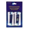 Pack 4 cabezales recambio compatibles con Braun Oral-B SB-17A ⋆ limpieza profunda y eficaz ⋆ apto cepillos eléctricos