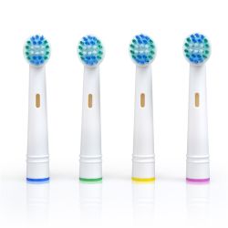 Pack 4 cabezales recambio compatibles con Braun Oral-B SB-17A ⋆ limpieza profunda y eficaz ⋆ apto cepillos eléctricos