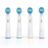 Pack 4 cabezales recambio compatibles con Braun Oral-B SB-17A ⋆ limpieza profunda y eficaz ⋆ apto cepillos eléctricos
