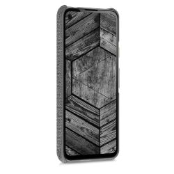 Funda compatible con GOOGLE PIXEL 4A 4G Carcasa protectora trasera resistente dura forrada en tela - GRIS