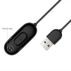 Cable cargador USB para XIAOMI MI BAND 4 base de carga para reloj pulsera inteligente smartwatch