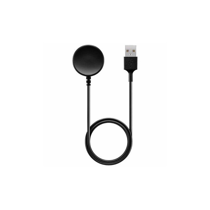 Cable cargador USB compatible con Samsung Galaxy Watch Active / Active 2 / Watch 3 / 4 / 5 / 5 Pro / 6 ⋆ Color negro