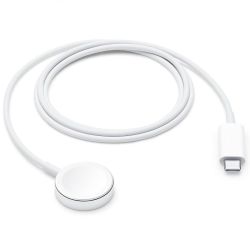 Cable cargador compatible con APPLE WATCH 1 2 3 4 5 6 SE 7 8 conector tipo C - Carga rápida - Base magnética inalámbrica