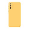 Funda compatible con SAMSUNG GALAXY S20 FE silicona flexible lisa 3D cubre cámara trasera color rosa pastel