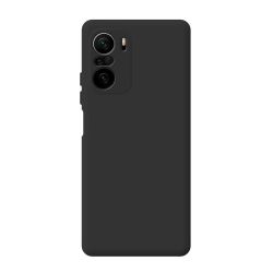 Funda compatible con XIAOMI MI 11I / POCO F3 / K40 PRO silicona flexible lisa 3D cubre cámara trasera color rojo