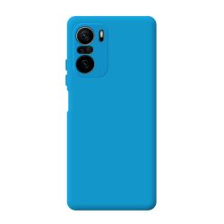 Funda compatible con XIAOMI MI 11I / POCO F3 / K40 PRO silicona flexible lisa 3D cubre cámara trasera color rojo