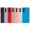 Funda compatible con XIAOMI MI 11I / POCO F3 / K40 PRO silicona flexible lisa 3D cubre cámara trasera color rojo