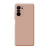 Funda compatible con XIAOMI MI 11I / POCO F3 / K40 PRO silicona flexible lisa 3D cubre cámara trasera color rojo