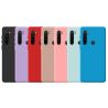 Funda compatible con XIAOMI REDMI NOTE 8T silicona flexible lisa 3D cubre cámara trasera colores amarillo y rojo