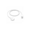 Cable cargador USB compatible con APPLE WATCH base de carga magnética inalámbrica color blanco