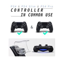 Base de carga para 2 mandos Sony PS4 / Slim / Pro / PlayStation 4 Soporte cargador USB Dual LED gamepad