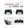 Base de carga para 2 mandos Sony PS4 / Slim / Pro / PlayStation 4 Soporte cargador USB Dual LED gamepad