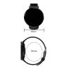 Reloj inteligente Pulsera deportiva de actividad D18 Bluetooth 4.0 - IOS Android - Pantalla táctil - Negro