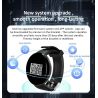 Reloj inteligente Pulsera deportiva de actividad D18 Bluetooth 4.0 - IOS Android - Pantalla táctil - Negro