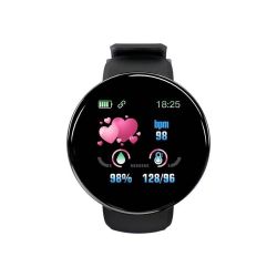 Reloj inteligente Pulsera deportiva de actividad D18 Bluetooth 4.0 - IOS Android - Pantalla táctil - Negro