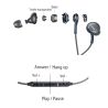 SAMSUNG Auriculares cable jack 3,5mm Tuned by AKG Manos libres EO-IG955 Originales Negro