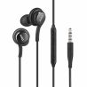 SAMSUNG Auriculares cable jack 3,5mm Tuned by AKG Manos libres EO-IG955 Originales Negro