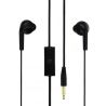 SAMSUNG Auriculares cable jack 3.5mm Manos libres EHS61 EHS61ASFBE originales Negro