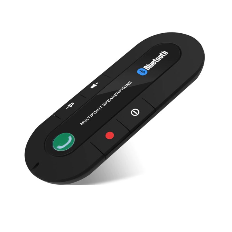 Manos libres para coche Bluetooth v4.1 + EDR parasol / con altavoz HD y control por voz Siri / Android / Google