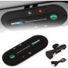 Manos libres para coche Bluetooth v4.1 + EDR parasol / con altavoz HD y control por voz Siri / Android / Google