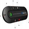 Manos libres para coche Bluetooth v4.1 + EDR parasol / con altavoz HD y control por voz Siri / Android / Google