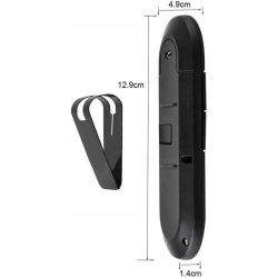 Manos libres para coche Bluetooth v4.1 + EDR parasol / con altavoz HD y control por voz Siri / Android / Google
