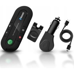 Manos libres para coche Bluetooth v4.1 + EDR parasol / con altavoz HD y control por voz Siri / Android / Google