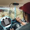 Manos libres para coche Bluetooth v4.1 + EDR parasol / con altavoz HD y control por voz Siri / Android / Google