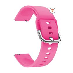 Correa universal 22mm silicona con hebilla metálica para reloj deportivo smartwatch - Compatible con Amazfit GTR Stratos Samsung