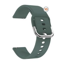 Correa universal 22mm silicona con hebilla metálica para reloj deportivo smartwatch - Compatible con Amazfit GTR Stratos Samsung