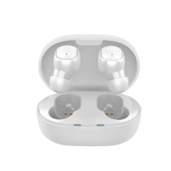 Auriculares inalámbricos Bluetooth 5.0 A6S con caja de carga Blanco