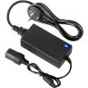 Adaptador red pared a mechero coche * Entrada 110-240V 50/60Hz * Salida DC 12V 10A * Potencia 120W universal